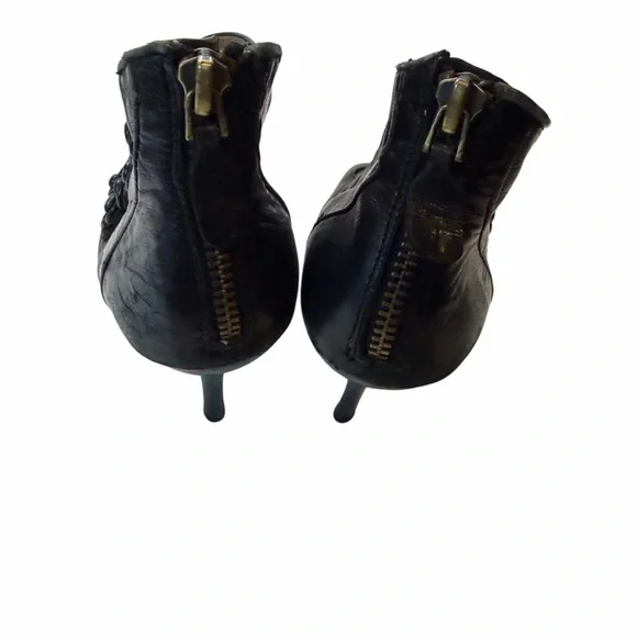 L.A.M.B Genuine Leather Stilettos Strappy caged heel bootie size 8 - Picture 3 of 9